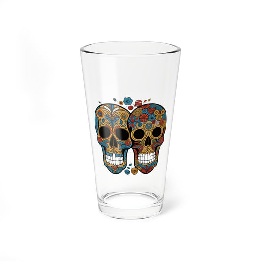 Candy skulls Mixing Glass, 16oz