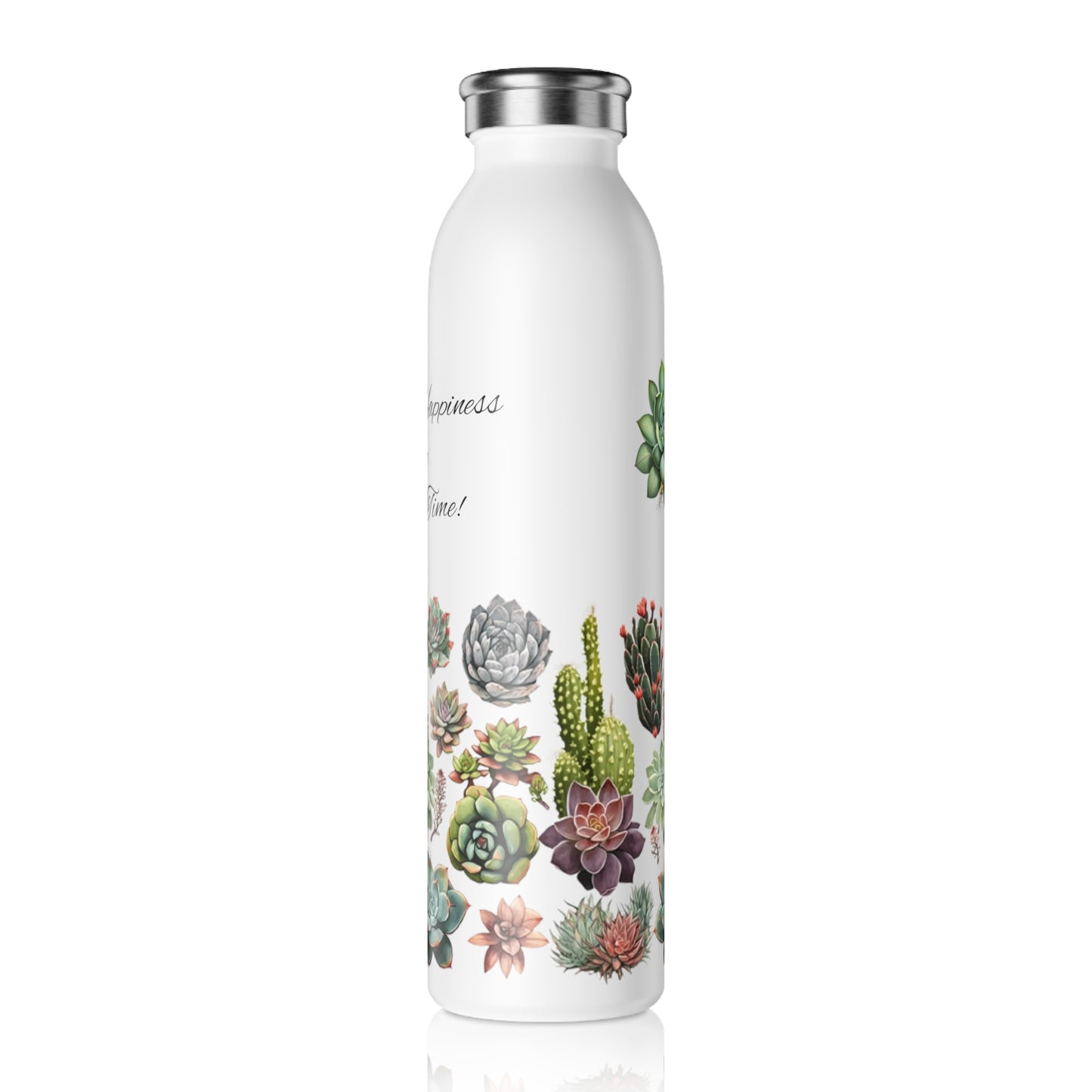 Suculants Slim Water Bottle