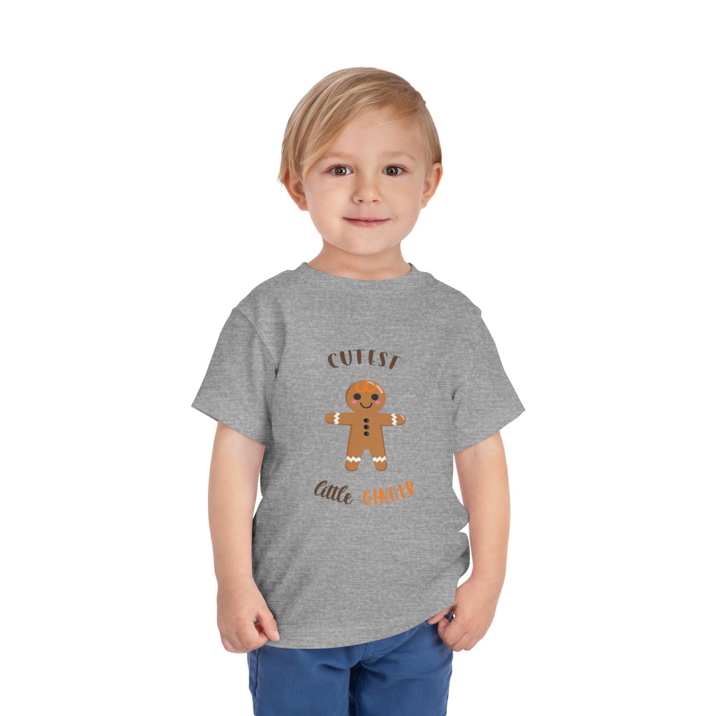 Cutest Little Ginger Shirt, Custom Christmas Family Outfits,  Holiday Matching Shirts, Gingerbread Man Tee, Xmas Gift, Baby Onesie
