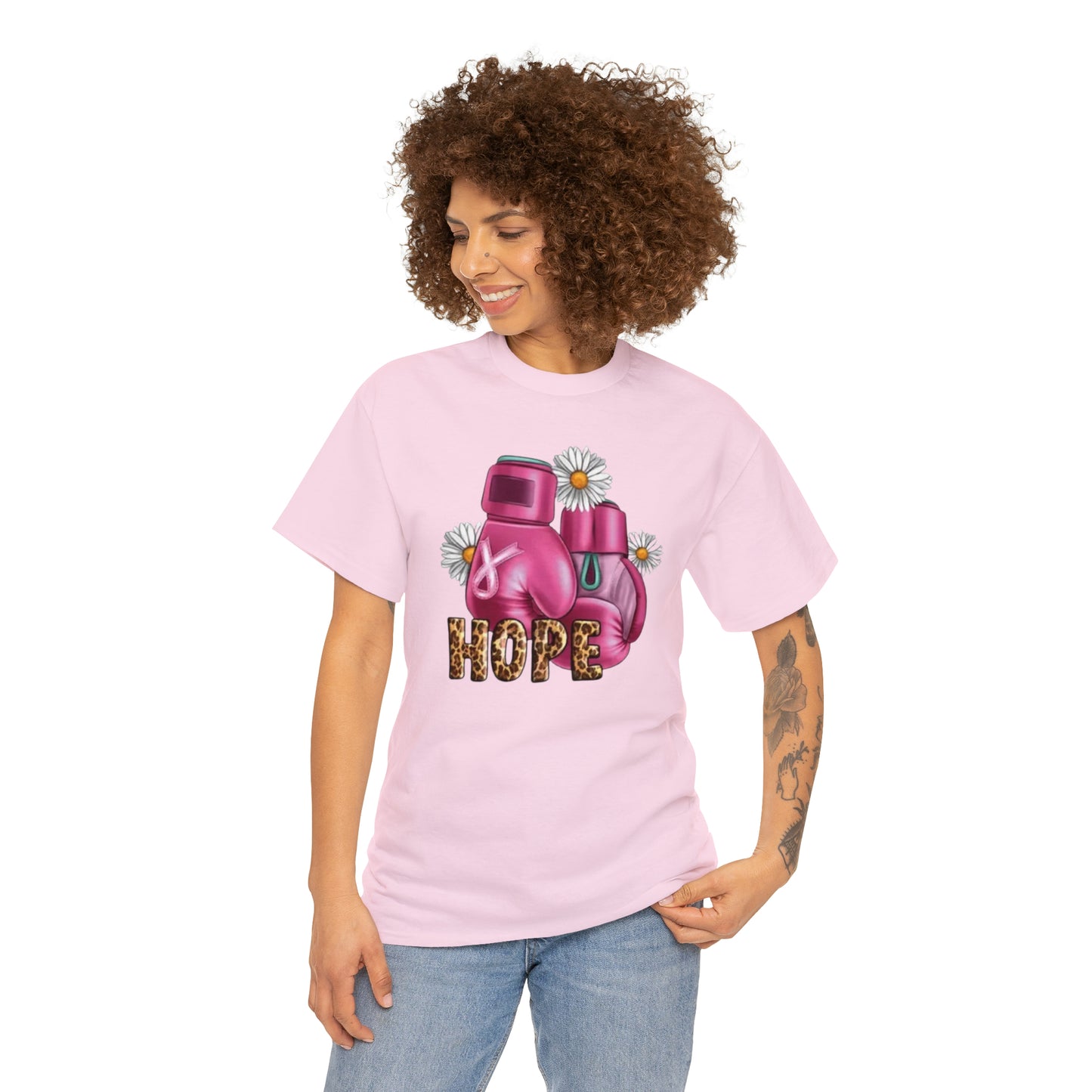 Cancer awaness Unisex Heavy Cotton Tee