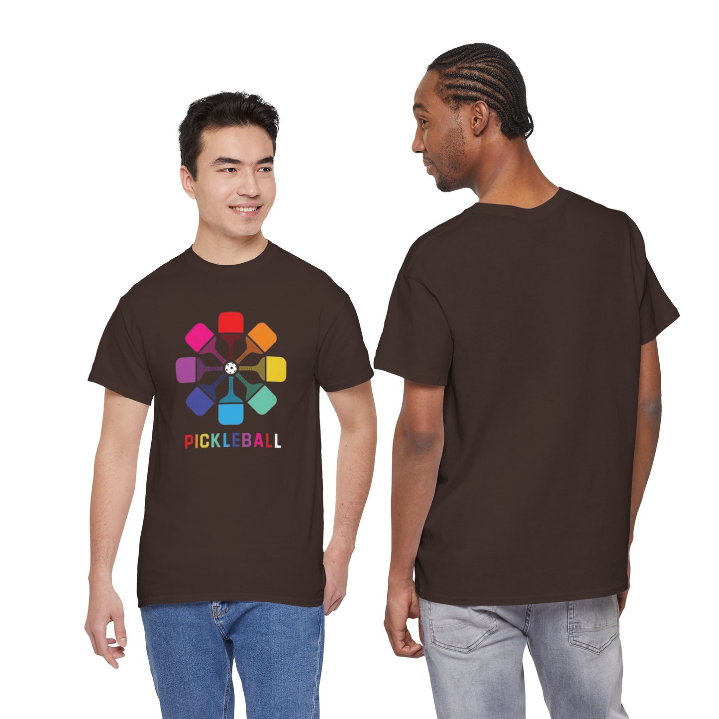Pickleball paddle T shirt Heavy Cotton Tee
