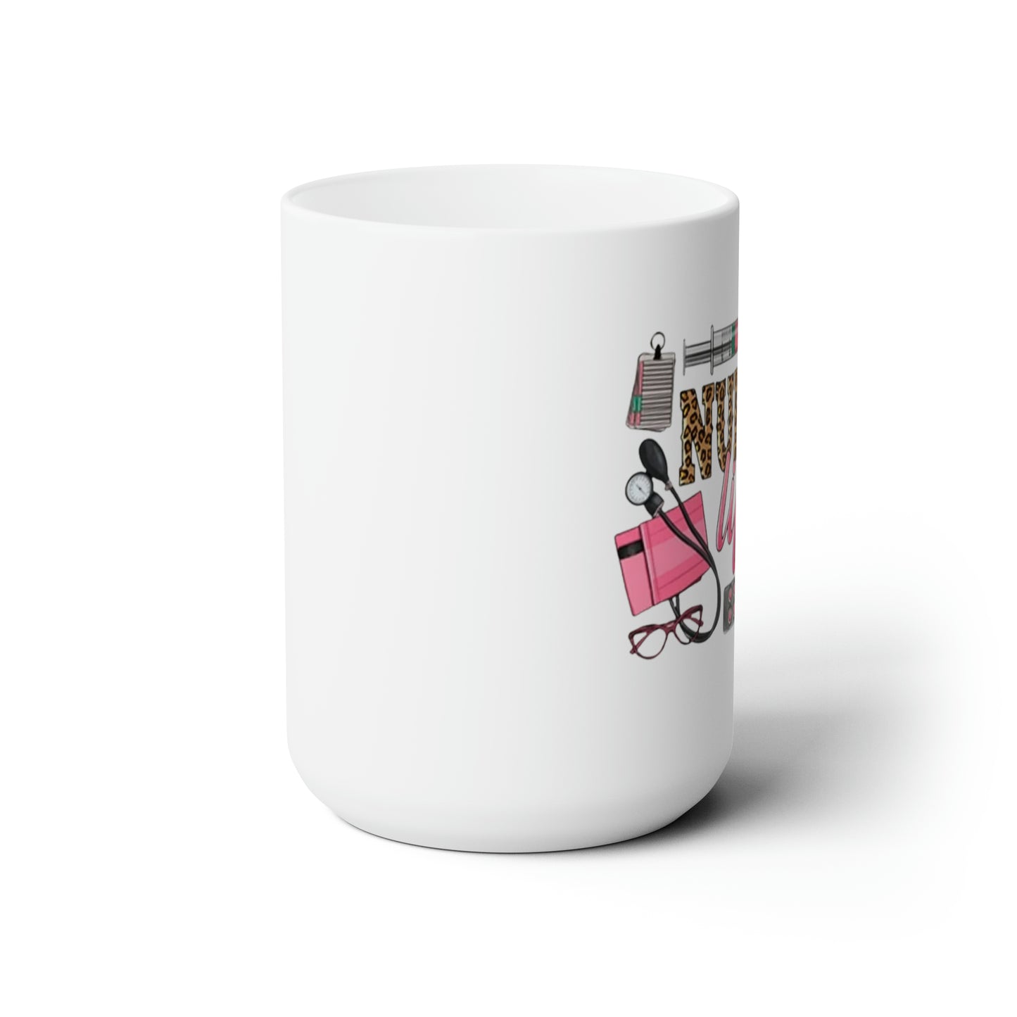 Nurse Ceramic Mug 15oz contact seller for left handed mug