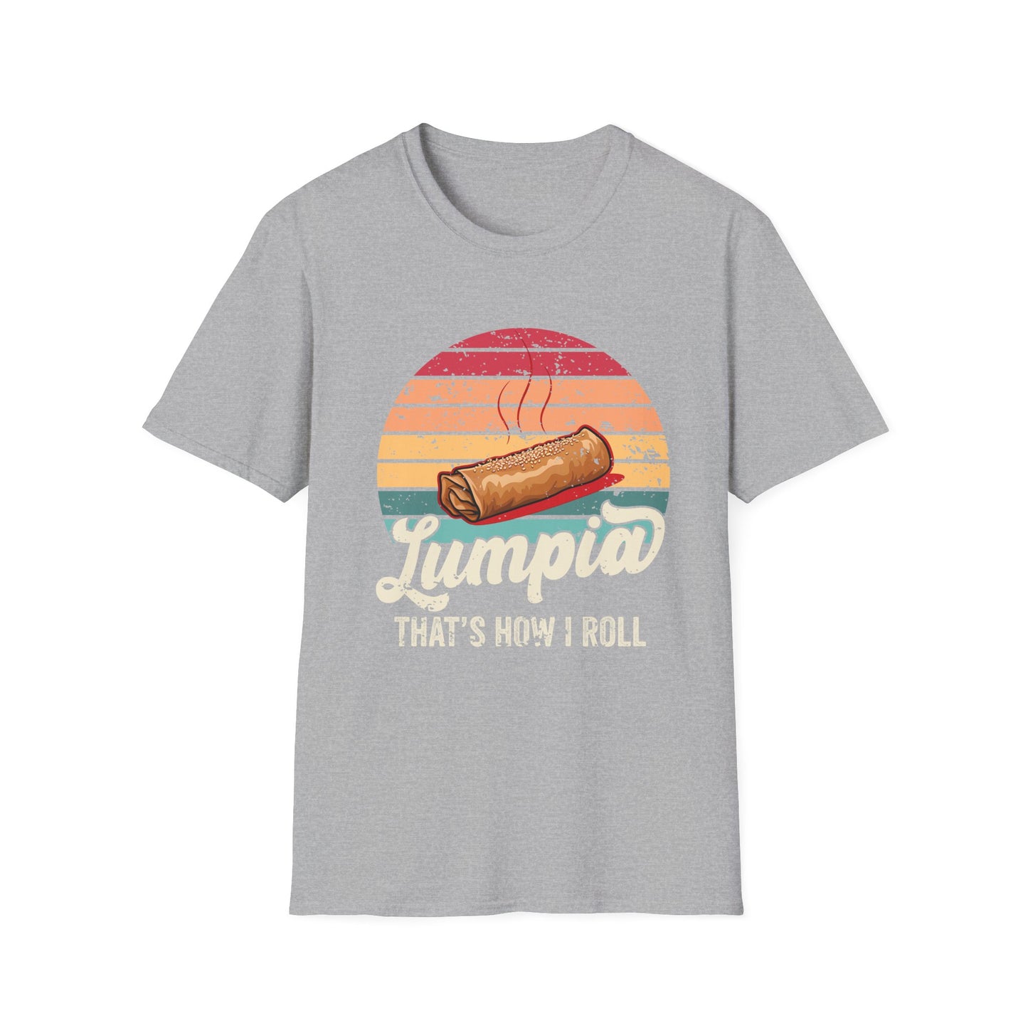 Filipino Lumpia T-Shirt, Pinoy Food Shirt, How I Roll Tee, Gift for Filipino Friend, Kababayan Apparel