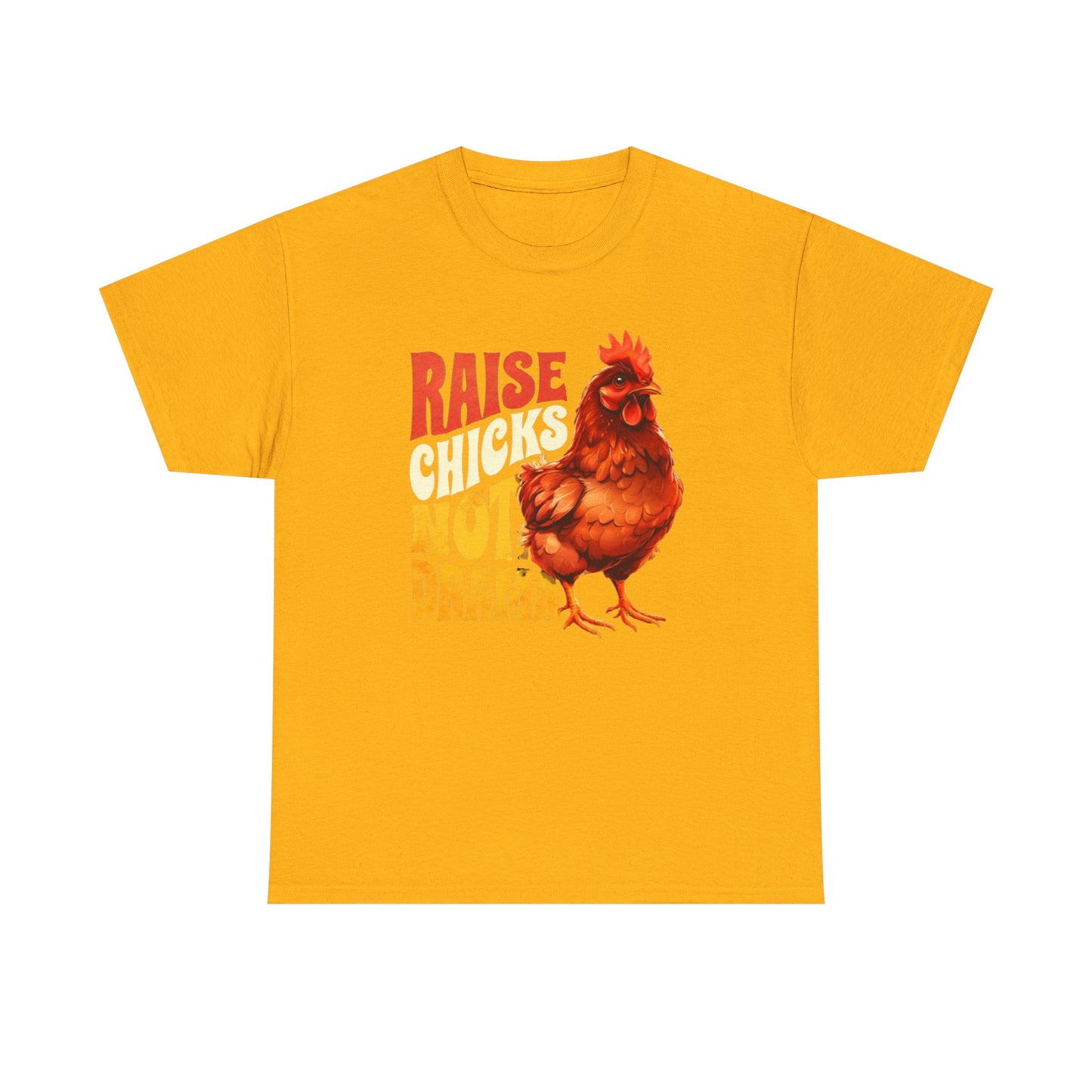 Chicken Lover Unisex Tee, Raise Chickens Not Drama T-Shirt, Farm Animal Graphic Shirt, Funny Hen Rooster Top, Country Life Apparel
