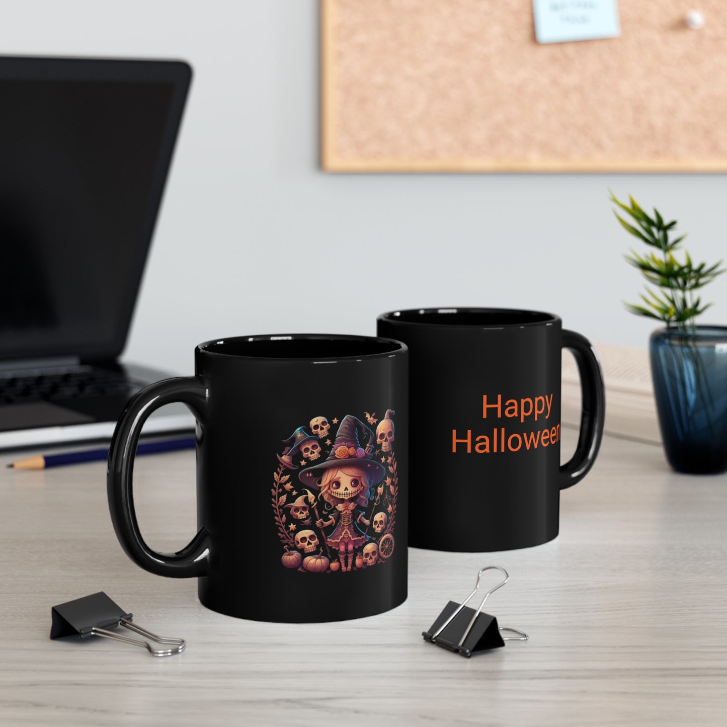 Witch 11oz Black Mug