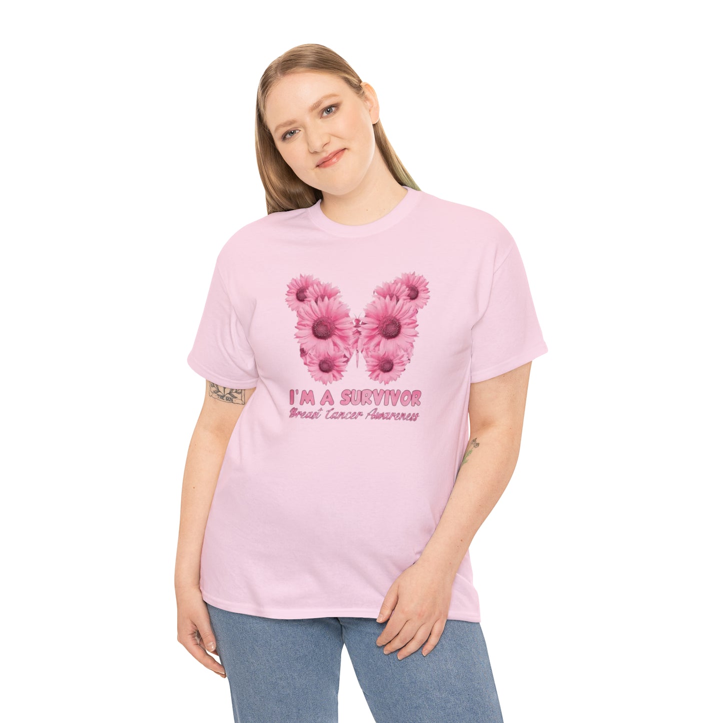 Cancer awareness Unisex Heavy Cotton Tee