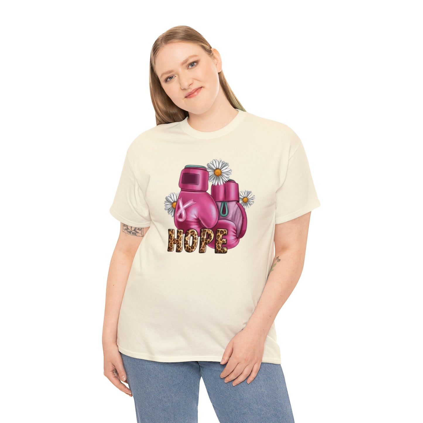 Cancer awaness Unisex Heavy Cotton Tee