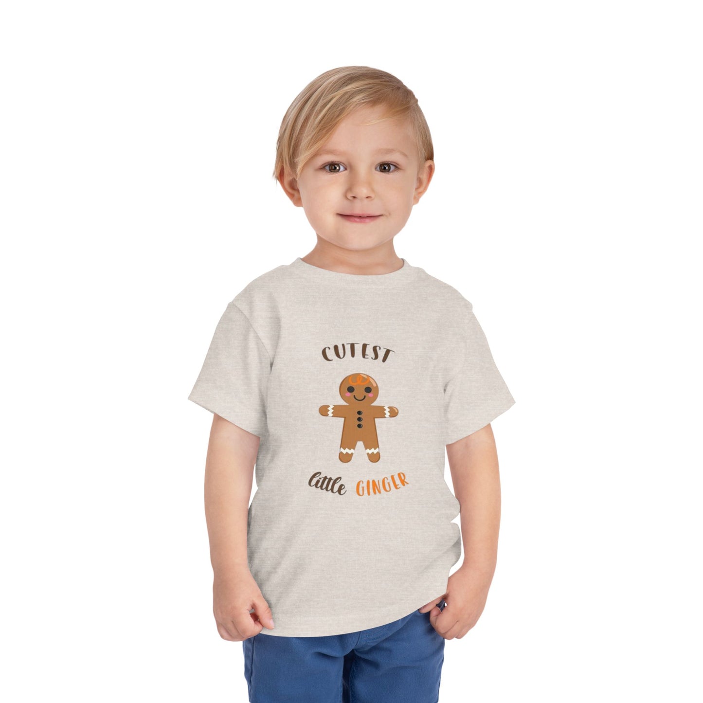 Cutest Little Ginger Shirt, Custom Christmas Family Outfits,  Holiday Matching Shirts, Gingerbread Man Tee, Xmas Gift, Baby Onesie