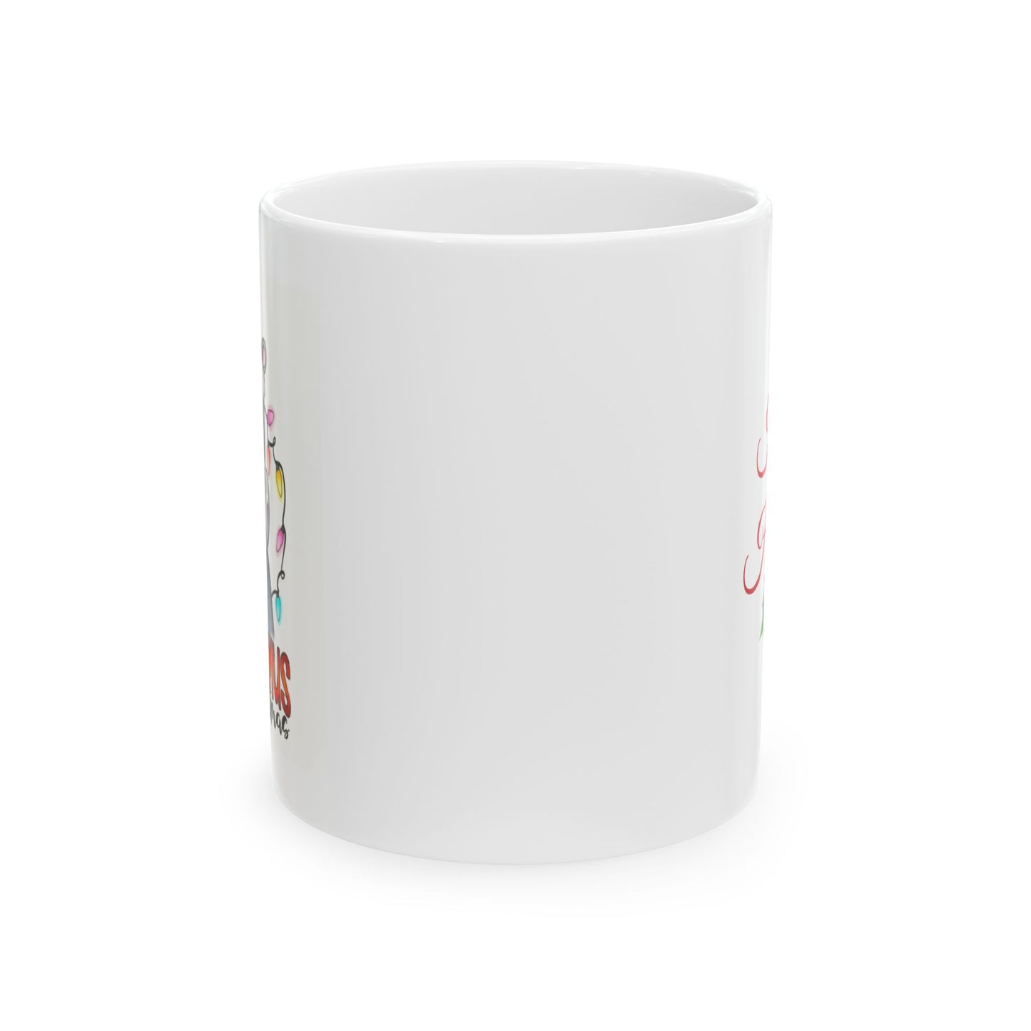 Hippopotamus  Christmas  Ceramic Mug 11oz