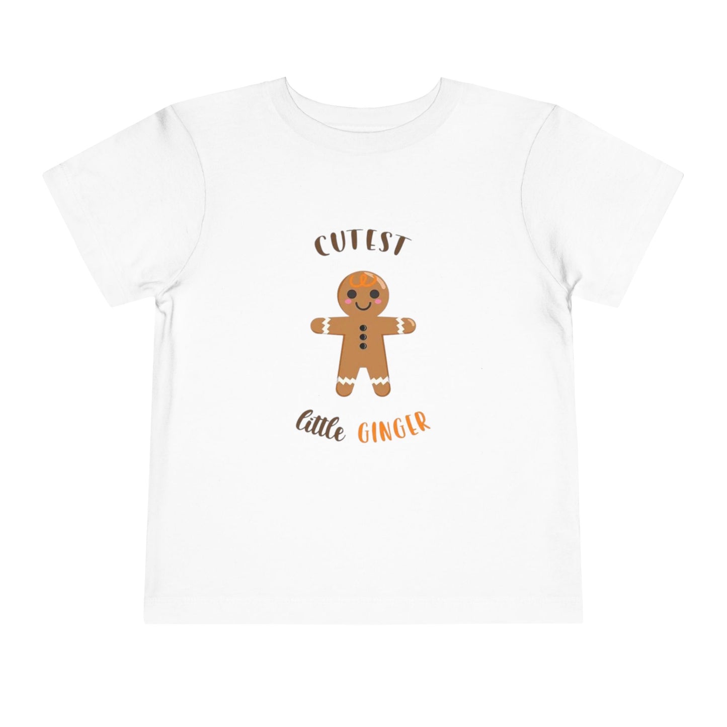 Cutest Little Ginger Shirt, Custom Christmas Family Outfits,  Holiday Matching Shirts, Gingerbread Man Tee, Xmas Gift, Baby Onesie