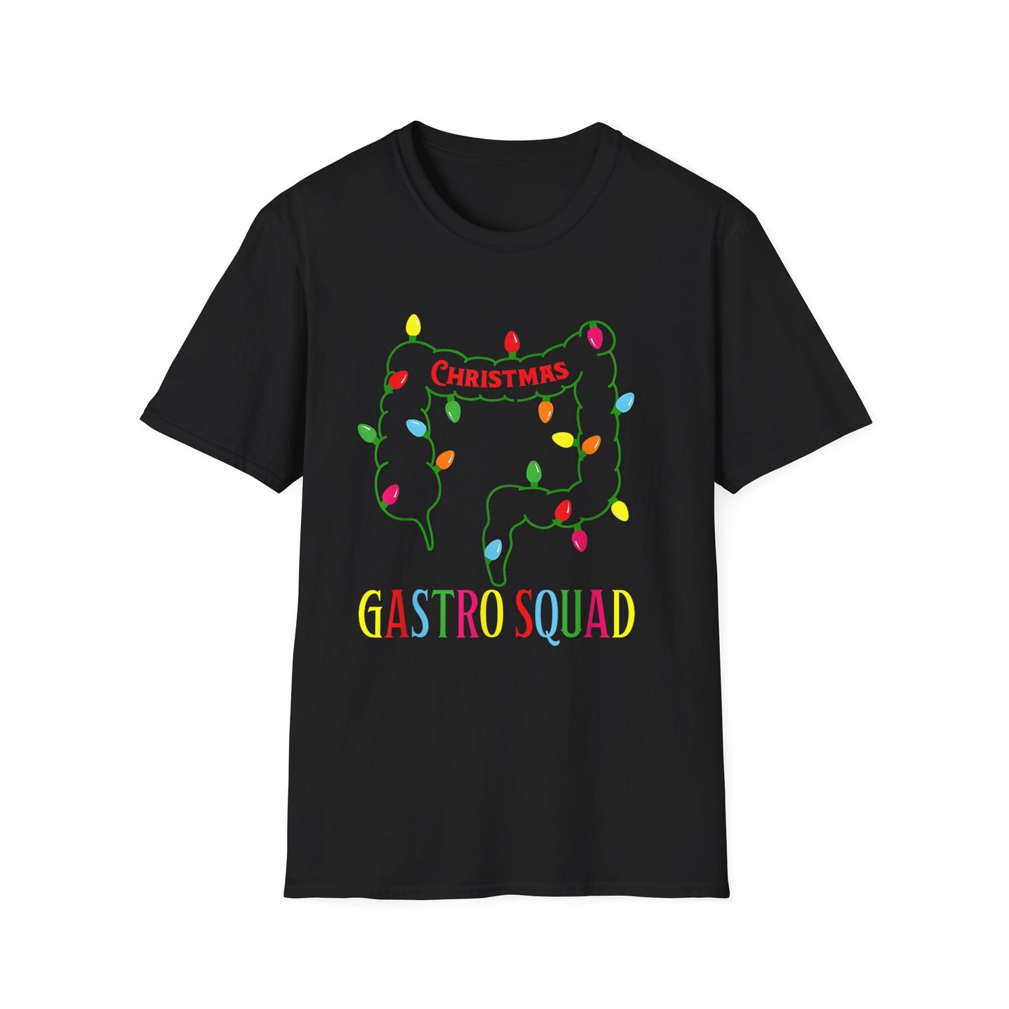 Gastroenterology Holiday T-Shirt GI Squad, Unisex Tee for Medical Professionals, Stomach Doctor Gift, Gastroenterologist Present, Digestive