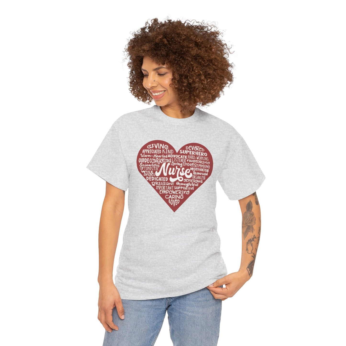 NURSE Heart Cotton Tee
