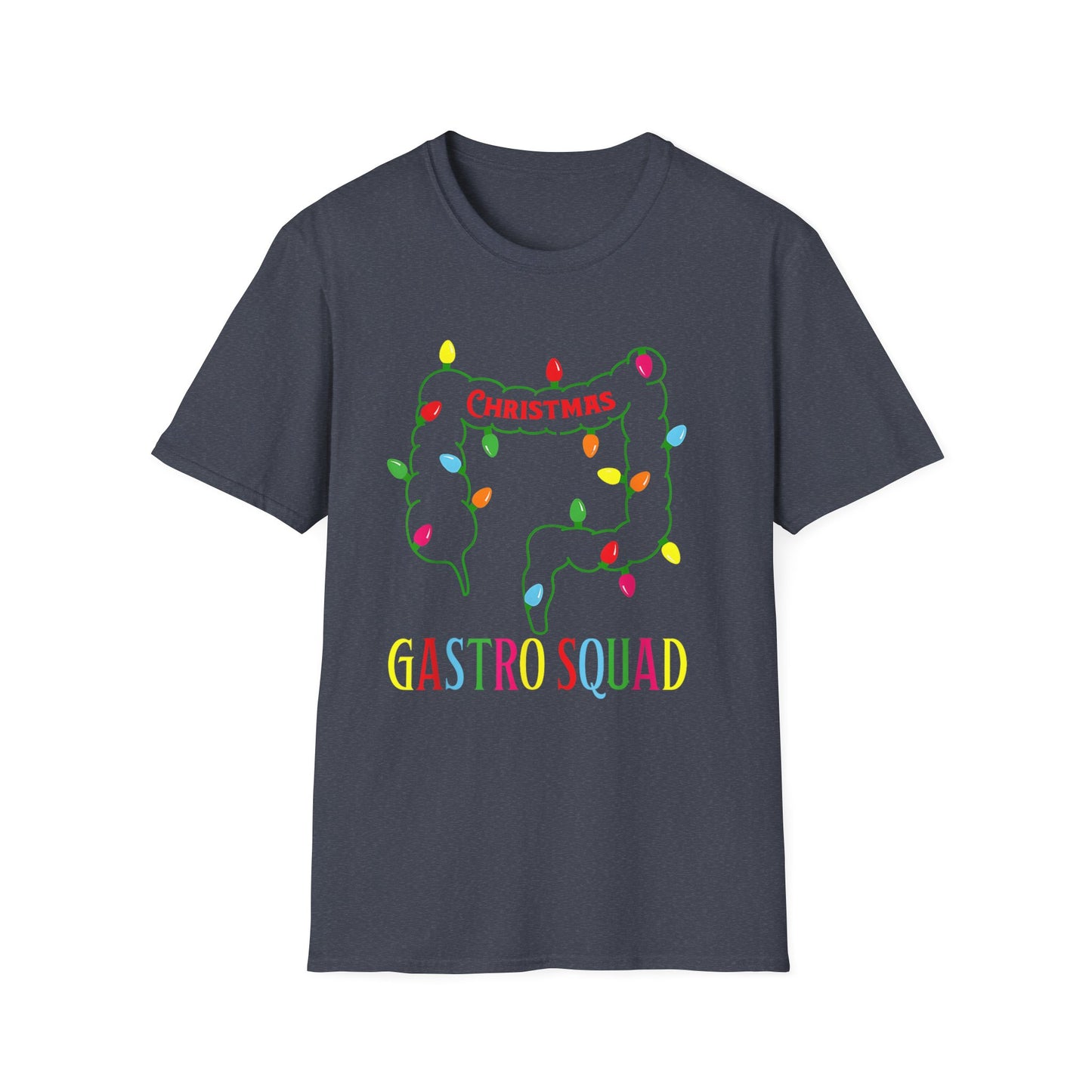 Gastroenterology Holiday T-Shirt GI Squad, Unisex Tee for Medical Professionals, Stomach Doctor Gift, Gastroenterologist Present, Digestive
