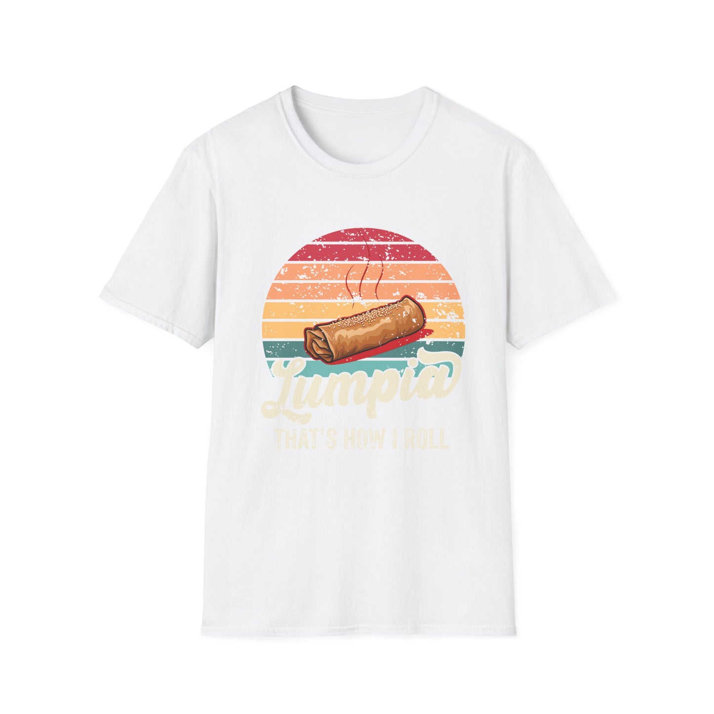 Filipino Lumpia T-Shirt, Pinoy Food Shirt, How I Roll Tee, Gift for Filipino Friend, Kababayan Apparel