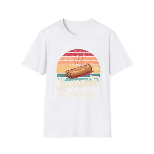 Filipino Lumpia T-Shirt, Pinoy Food Shirt, How I Roll Tee, Gift for Filipino Friend, Kababayan Apparel