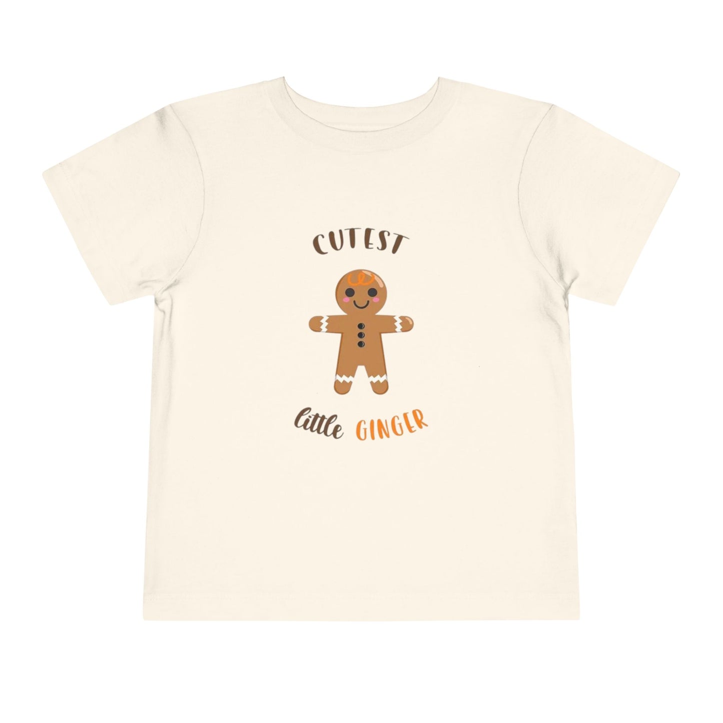 Cutest Little Ginger Shirt, Custom Christmas Family Outfits,  Holiday Matching Shirts, Gingerbread Man Tee, Xmas Gift, Baby Onesie
