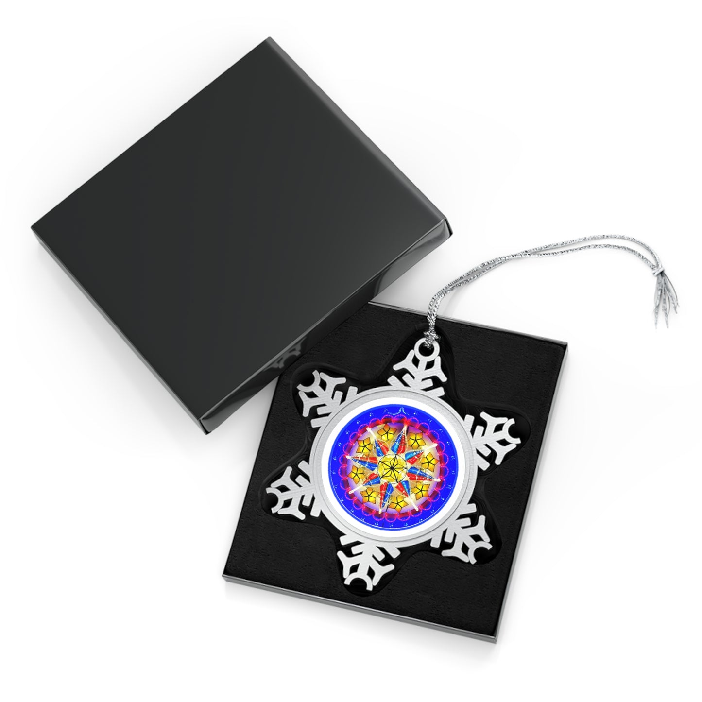 Filipino parol Pewter Snowflake Ornament