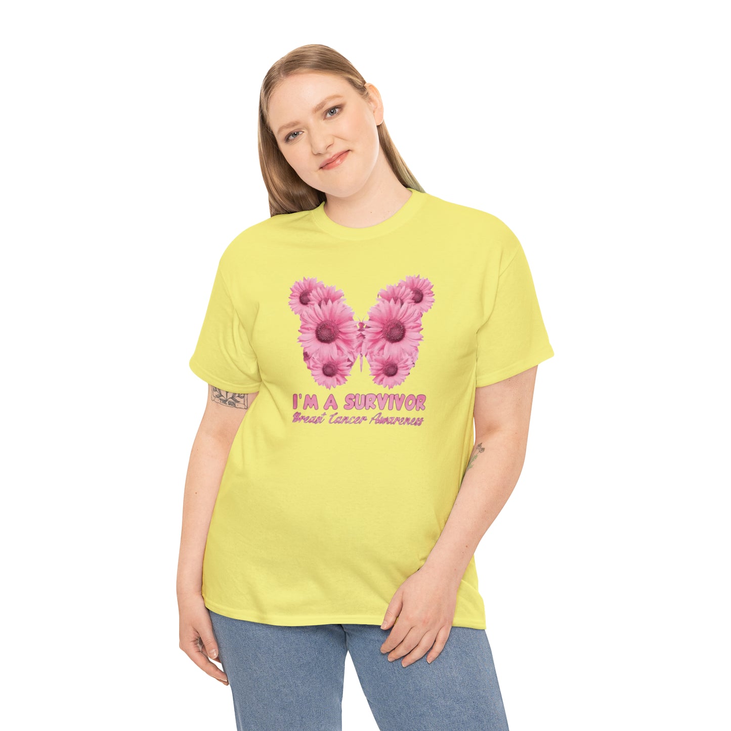 Cancer awareness Unisex Heavy Cotton Tee