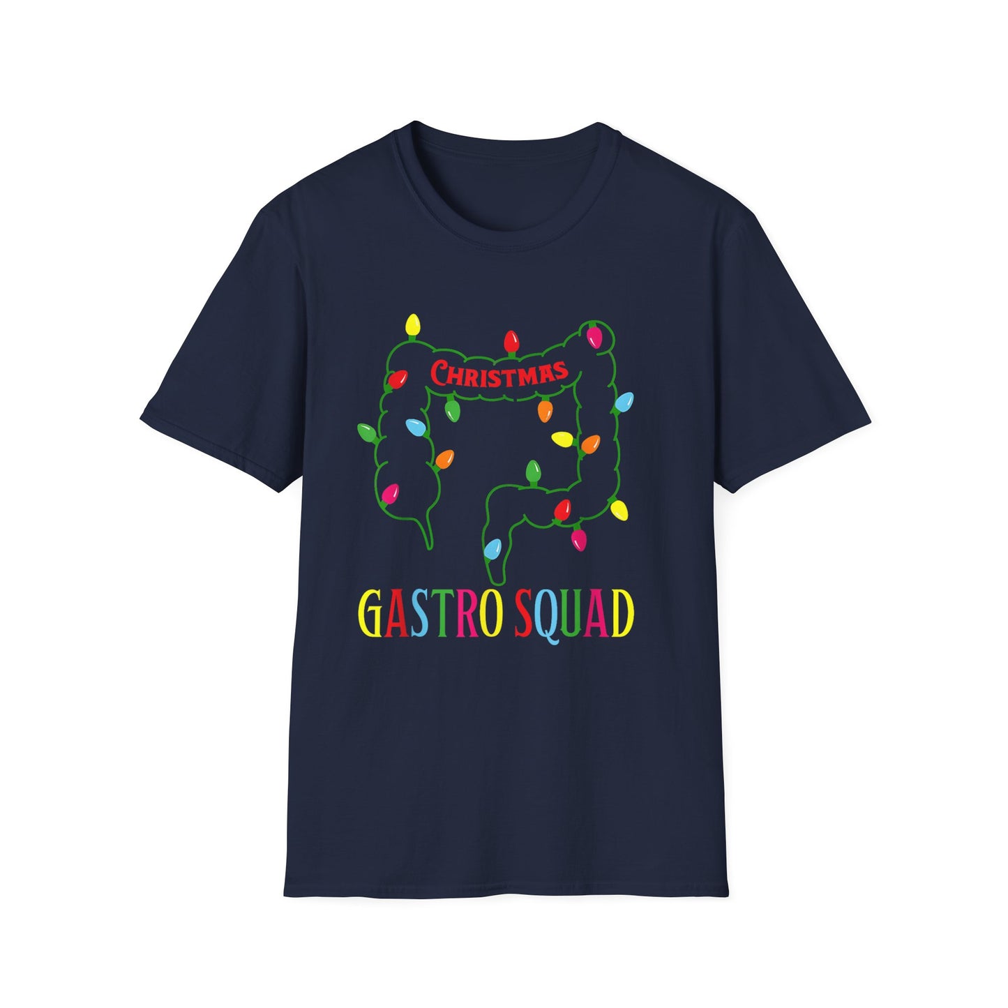 Gastroenterology Holiday T-Shirt GI Squad, Unisex Tee for Medical Professionals, Stomach Doctor Gift, Gastroenterologist Present, Digestive