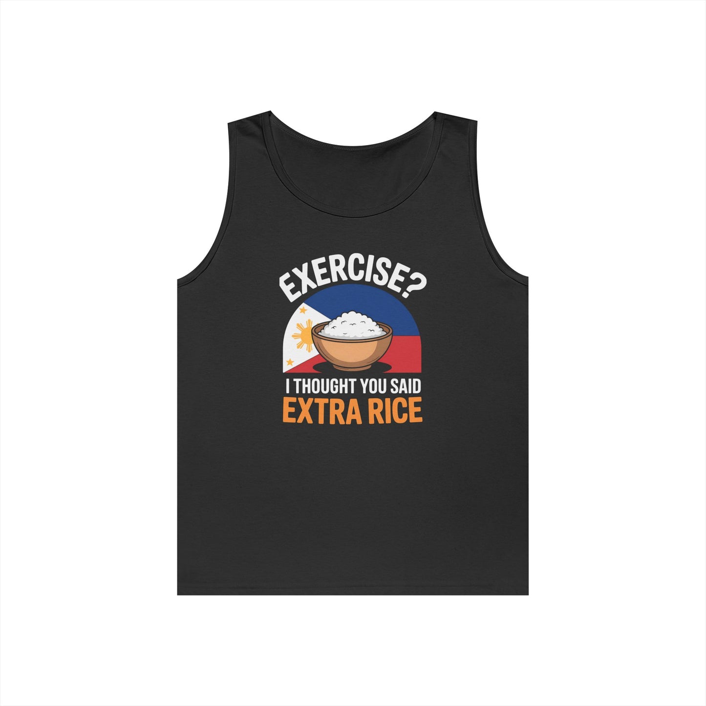 Rice Lover Tee, Filipino Spirit Shirt, Funny tank top, Unisex Rice T-Shirt, Humorous Foodie Top