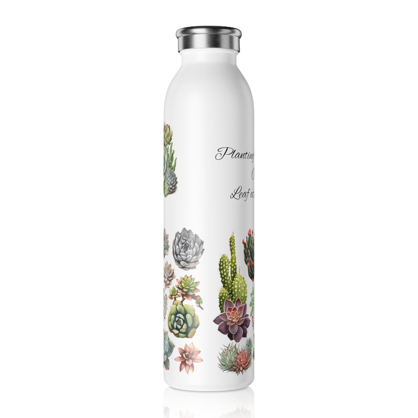 Suculants Slim Water Bottle