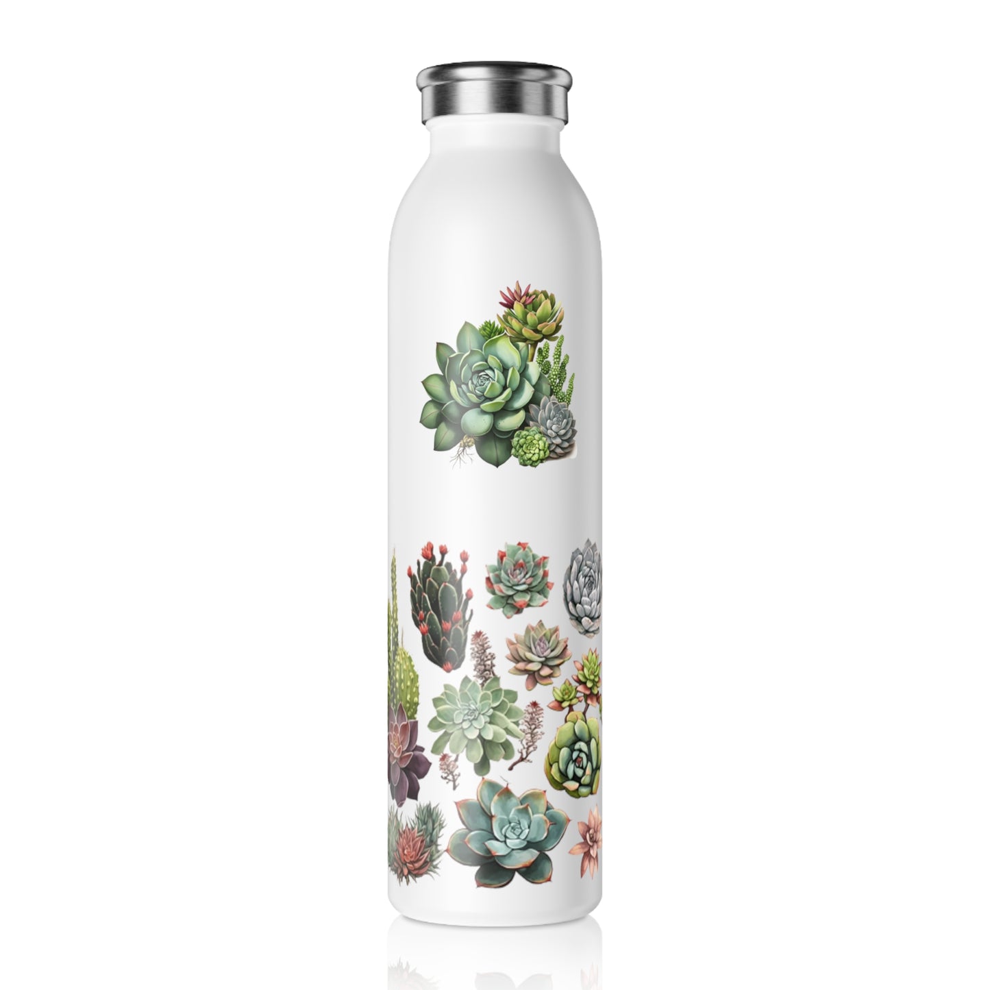 Suculants Slim Water Bottle