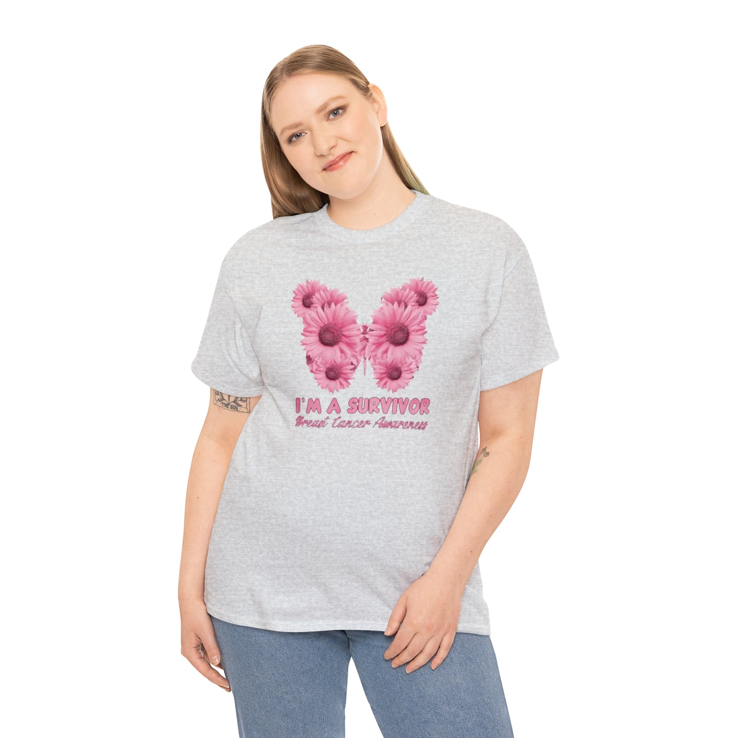 Cancer awareness Unisex Heavy Cotton Tee