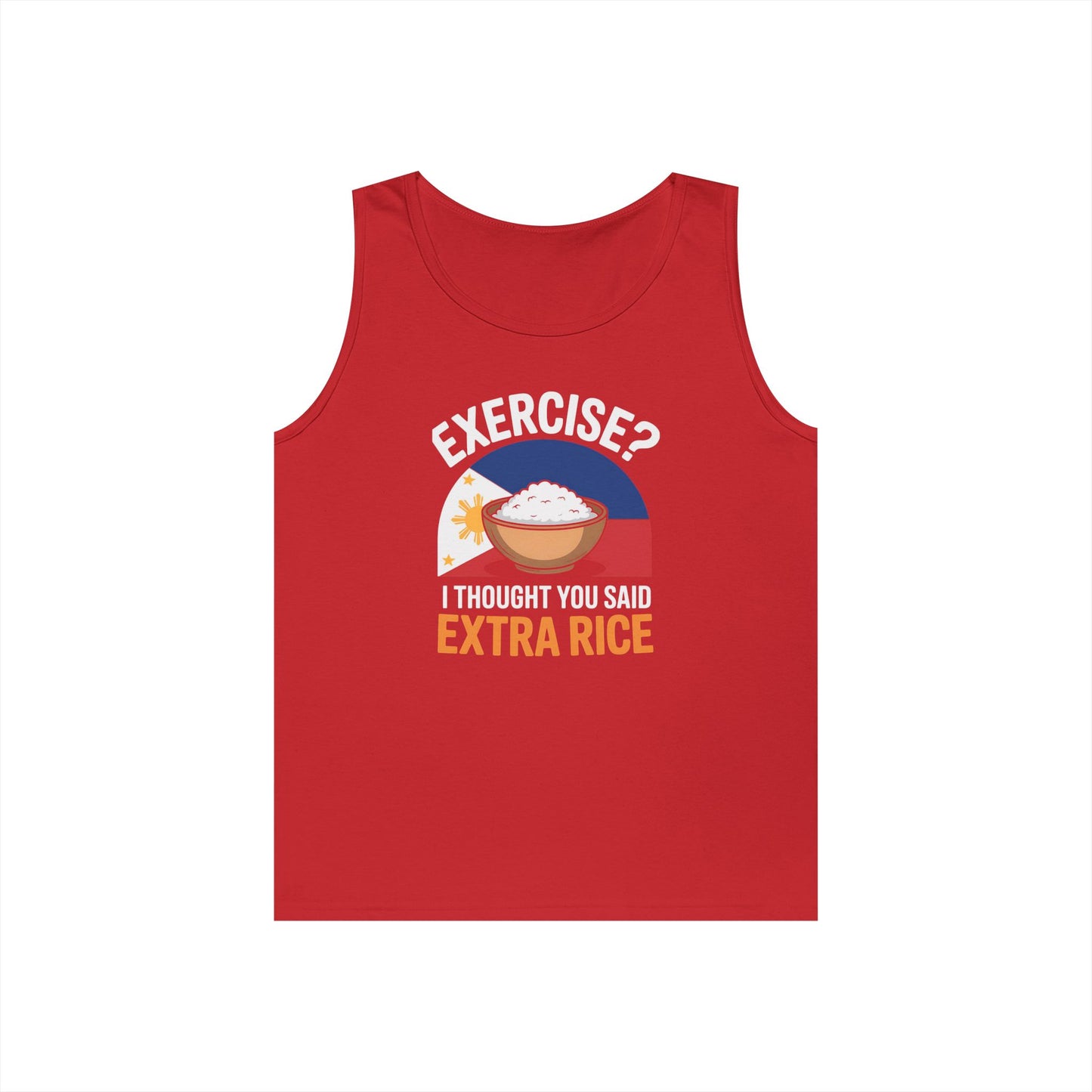 Rice Lover Tee, Filipino Spirit Shirt, Funny tank top, Unisex Rice T-Shirt, Humorous Foodie Top