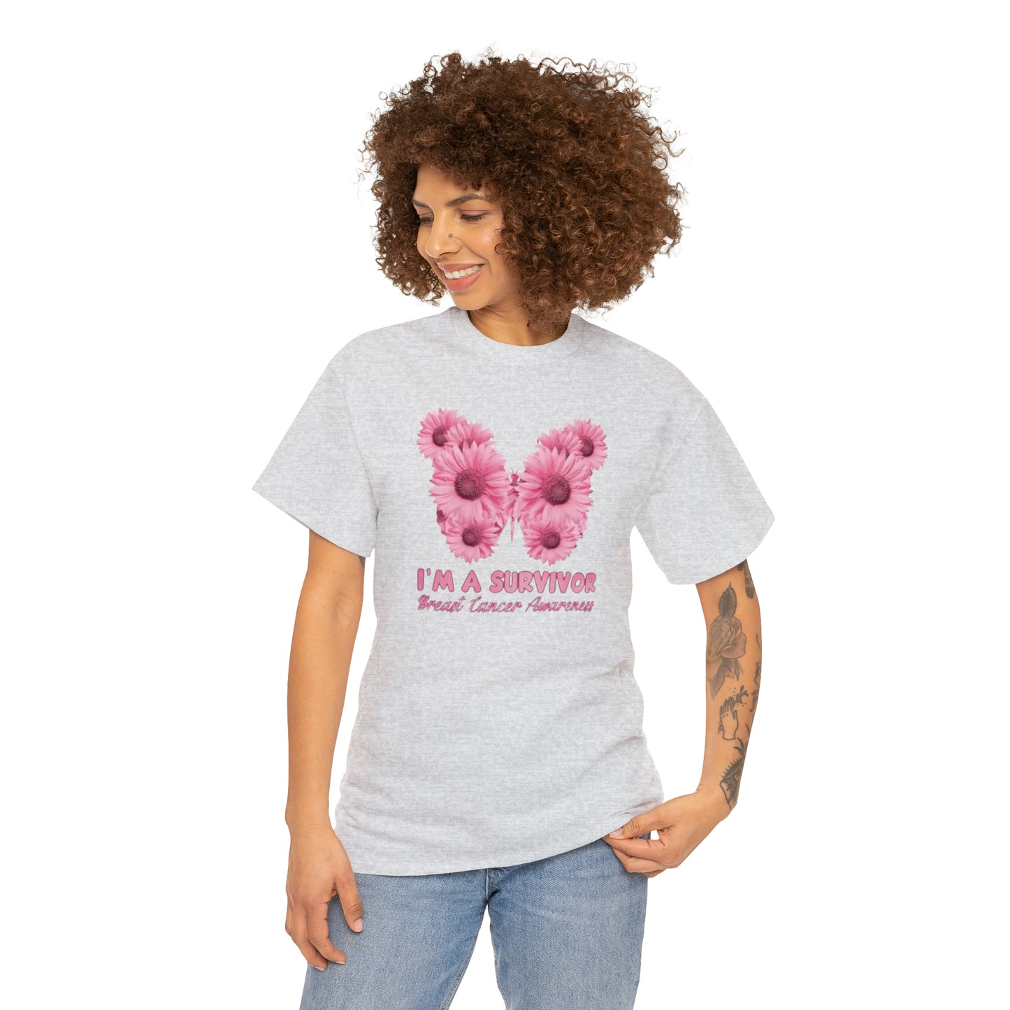 Cancer awareness Unisex Heavy Cotton Tee