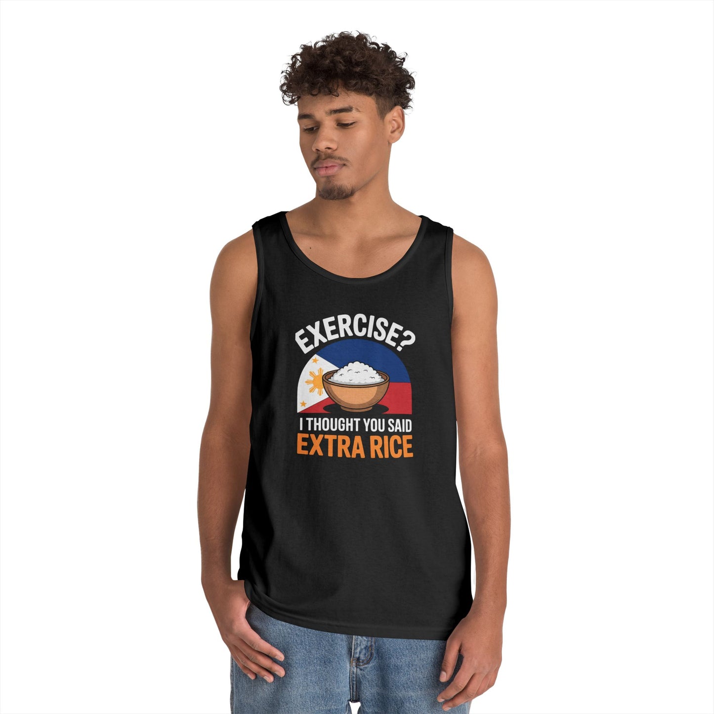 Rice Lover Tee, Filipino Spirit Shirt, Funny tank top, Unisex Rice T-Shirt, Humorous Foodie Top