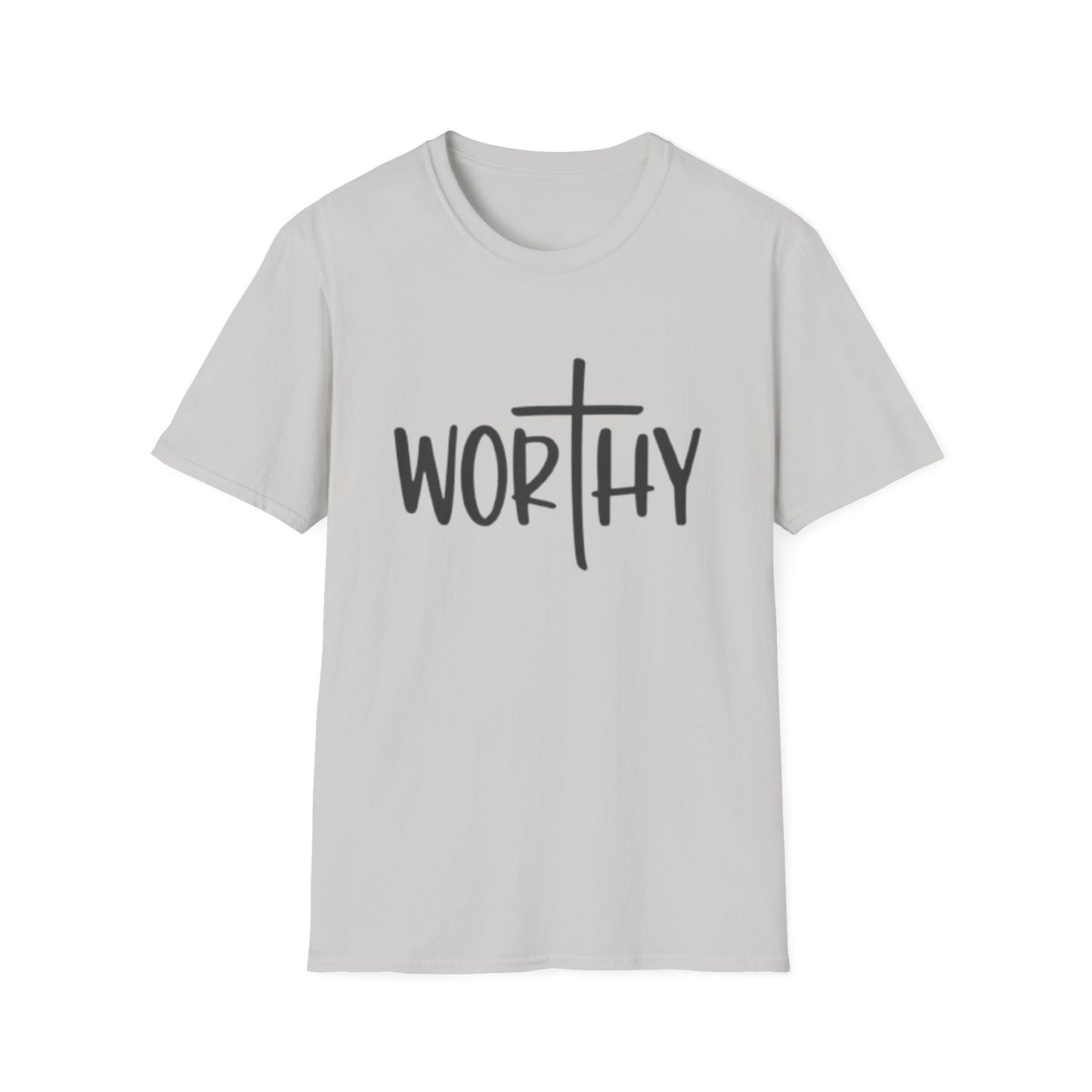 Spiritual WORTHY  t shirt for men and women and young people to remind every one they are loved