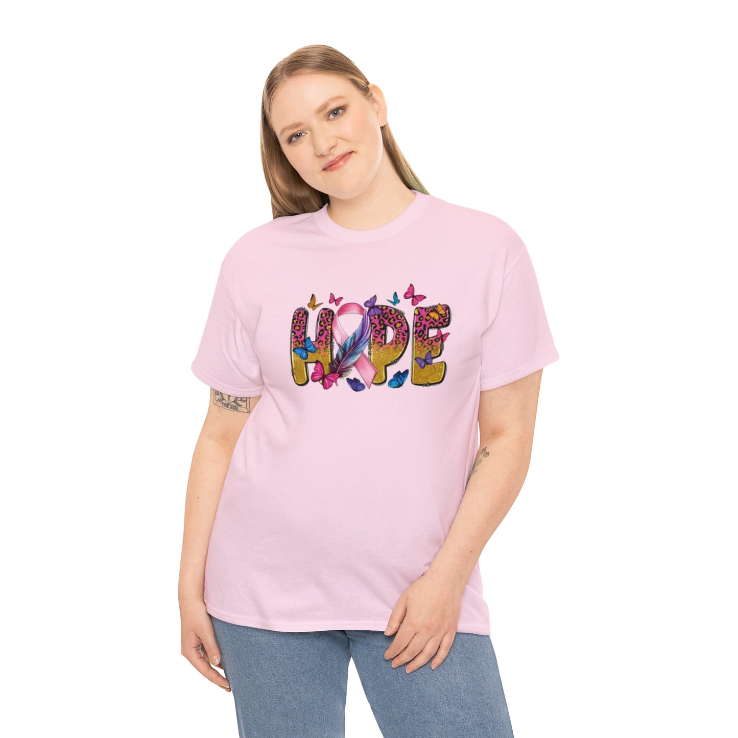 Breast cancer awareness Unisex Heavy Cotton Tee