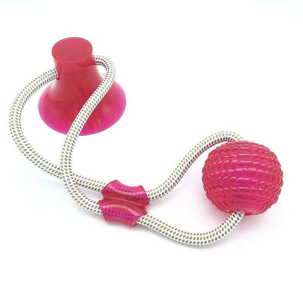 Pet Molar Bite Dog Suction Cup Toys TPR Rubber Chew Ball Cleaning Teeth Safe Elasticity Soft Puppy Biting Toys Pet Products