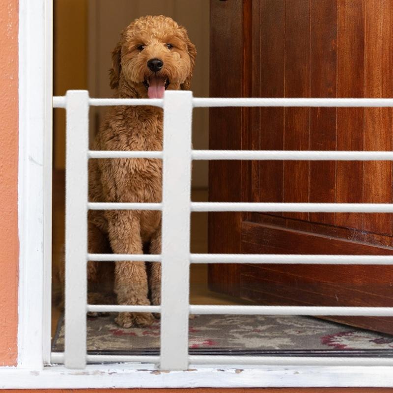 Retractable Pet Gates Portable Fence Barrier Extra Wide Baby Gate Safety Fence Cat Dog Gate For Hall Doorways Stairs Accessories