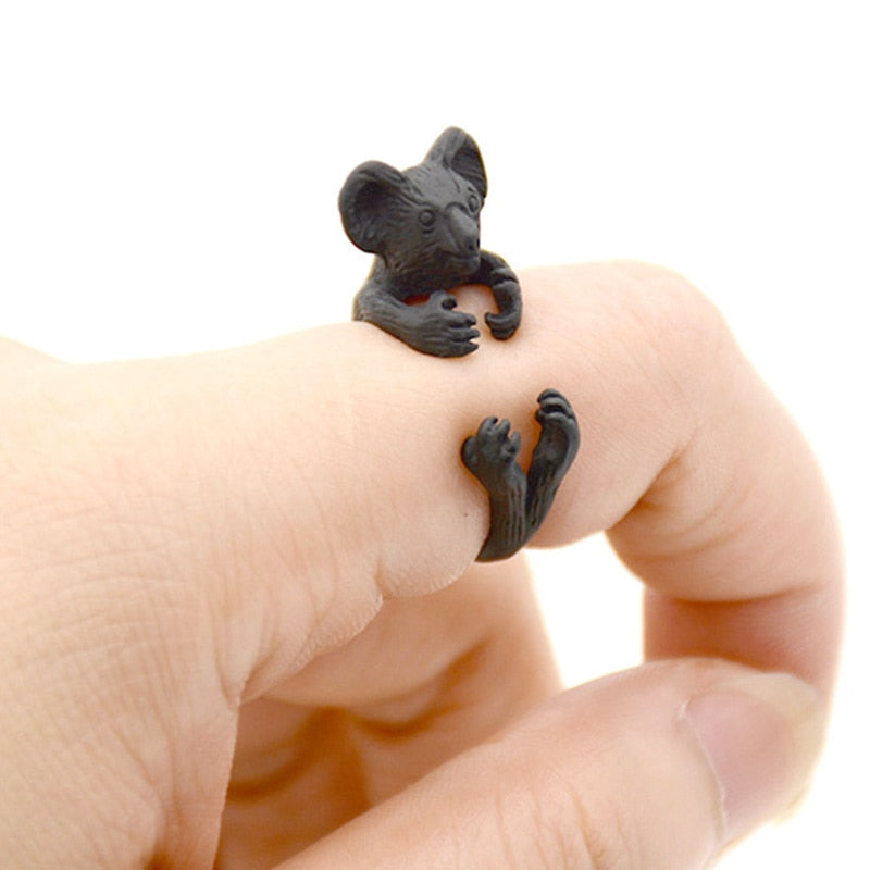 Vintage 3D Basset Hound&Labrador&Shih Tzu&Pug Rings For Women Anel Animal Ring Dog Anillos Couple Ring Men Jewelry Lover Gift