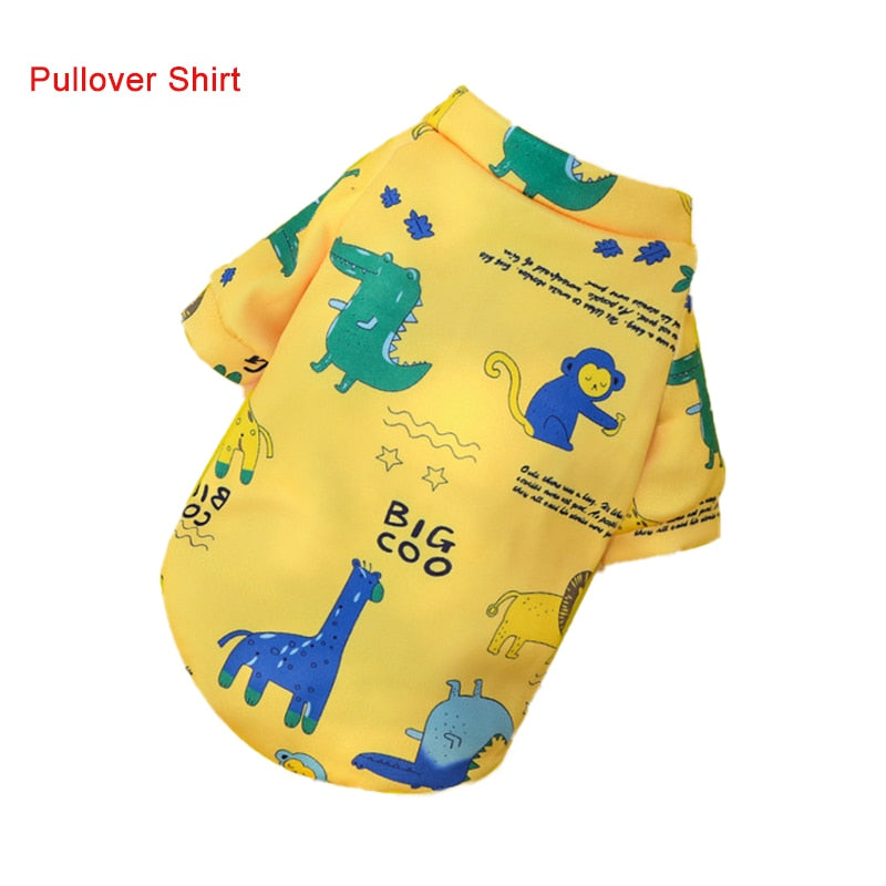 Winter Pet Cotton Jacket Warm Dog Clothes Puppy Coat For Small Medium Dogs Cats Outfit Chihuahua French Bulldog Maltese Clothing
