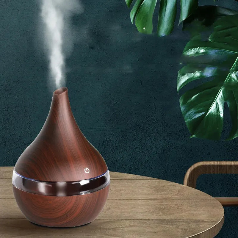 USB Aroma Diffuser Humidifier Aromatherapy Essential Oil Diffuser Cool Mist Mini Portable Humidifier for Car Home Office Bedroom