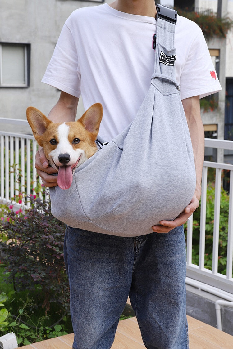 Pet Dog Carrier Bag Outdoor Travel Puppy Breathable Shoulder Fold Backpack Dogs Comfort Crossbody Handbag Kitten Transport Pets