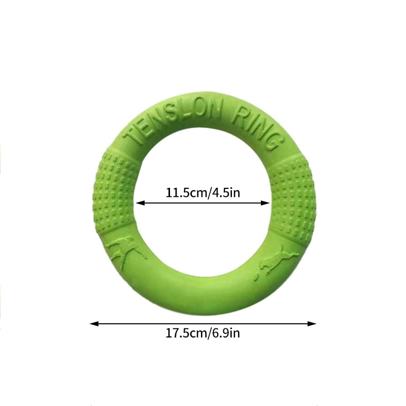 Mini Dog Toys Training Ring Puller Puppy Flying Disk Chewing Toy Outdoor Interactive Toys For Dogs Game Playing Toys For The Dog