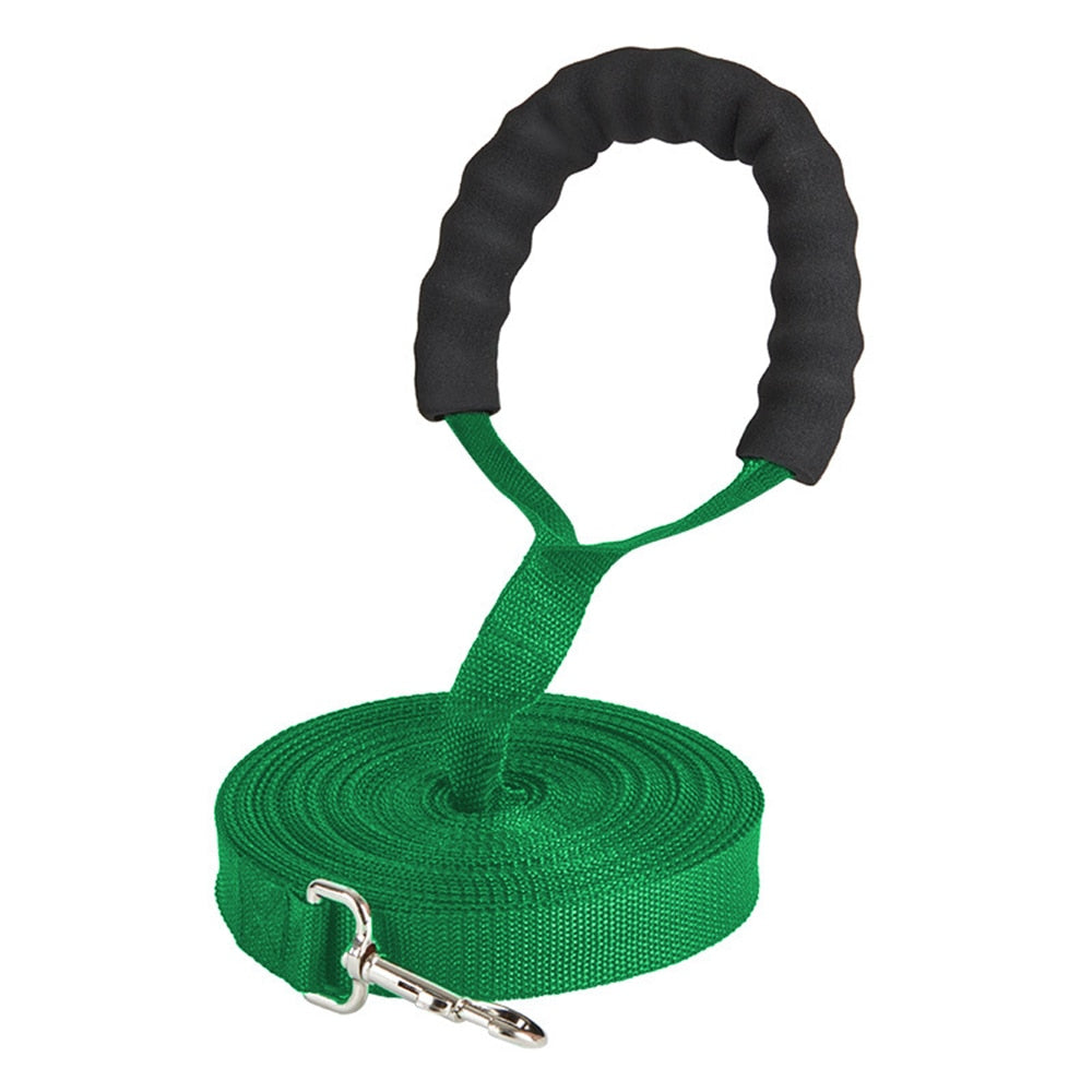 New Long Dog Leash Rope Comfortable Sponge Handle Pet Lead Belt Outdoor Training Dog Lanyard for Small Medium Large Dogs Product