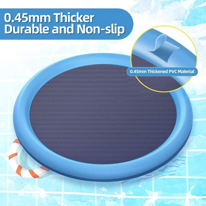 Thickened Non-Slip Pet Spray Pad Inflatable Water Spray Pad Mat Tub Summer Cool Dog Bathtub for Dogs Cooling Mat Swimming Pool