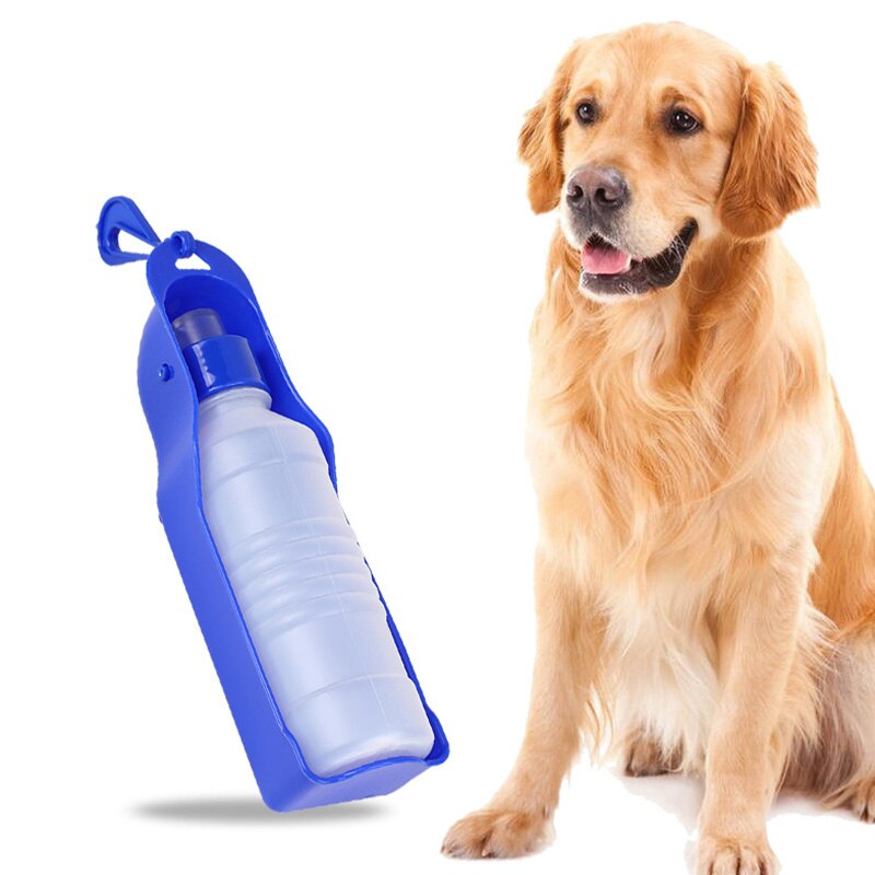 250Ml/500Ml Portable Dog Water Bottle Outdoor Foldable Pet Water Bottle Travel Dog Drinking Water Feeder Dog Folding Drinker