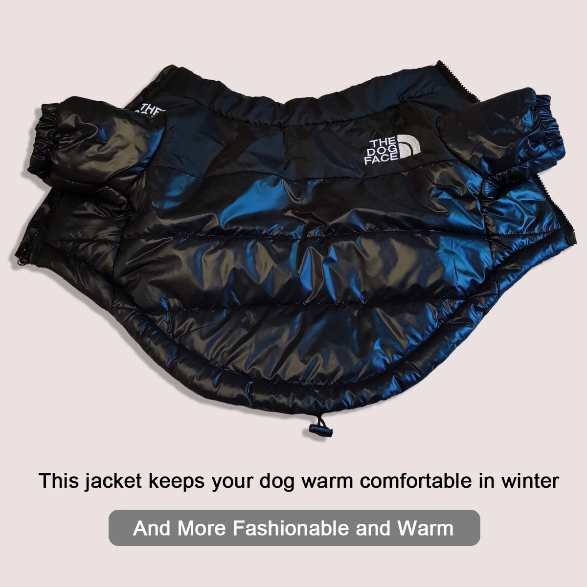 Winter Warm Dog Jacket For Medium Small Dogs Cotton French Bulldog Dog The Dog Face Winter Clothes Windproof Coat Puppy Pet Outf