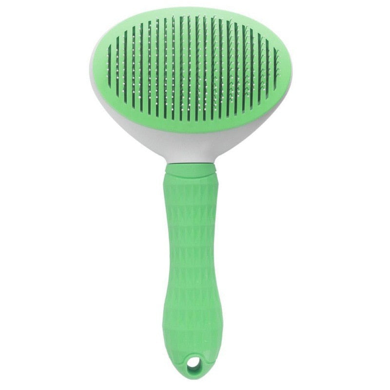 Pet Comb Cat Brush Remove Hair Stainless Steel Needle Comb for Cats Non-slip Grooming Brush Stainless Steel Dog Comb Brushes Pet