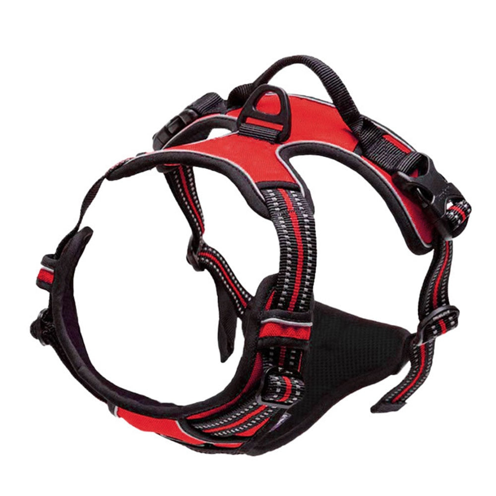 Dog Harness Reflective Harness Vest Outdoor Walking Training Vest With Handle For Golden Retriever Medium Large Dogs Accessories