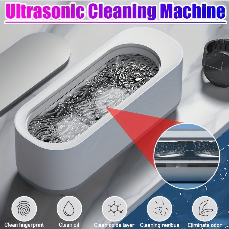 Ultrasonic Cleaning Machine 45000Hz High Frequency Vibration Wash Cleaner Washing Jewelry Glasses Watch Ring Dentures makeup brush Cleaner