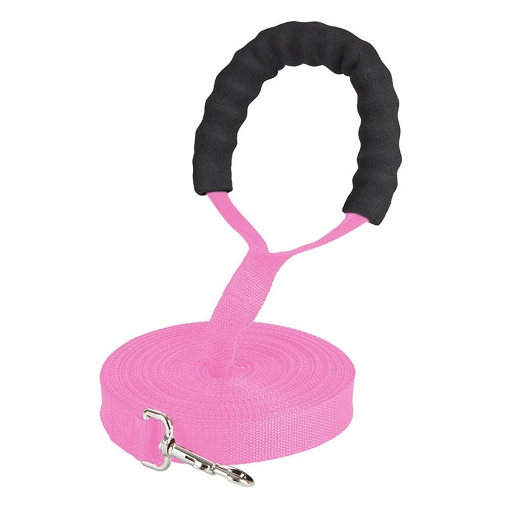 New Long Dog Leash Rope Comfortable Sponge Handle Pet Lead Belt Outdoor Training Dog Lanyard for Small Medium Large Dogs Product