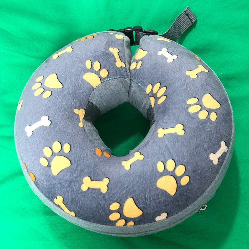 Inflatable Dog Collar Isabelino Anti-bite Injury Elizabethan Collar For Dogs Cat Recovery Neck Wound Protective Dog Accessories