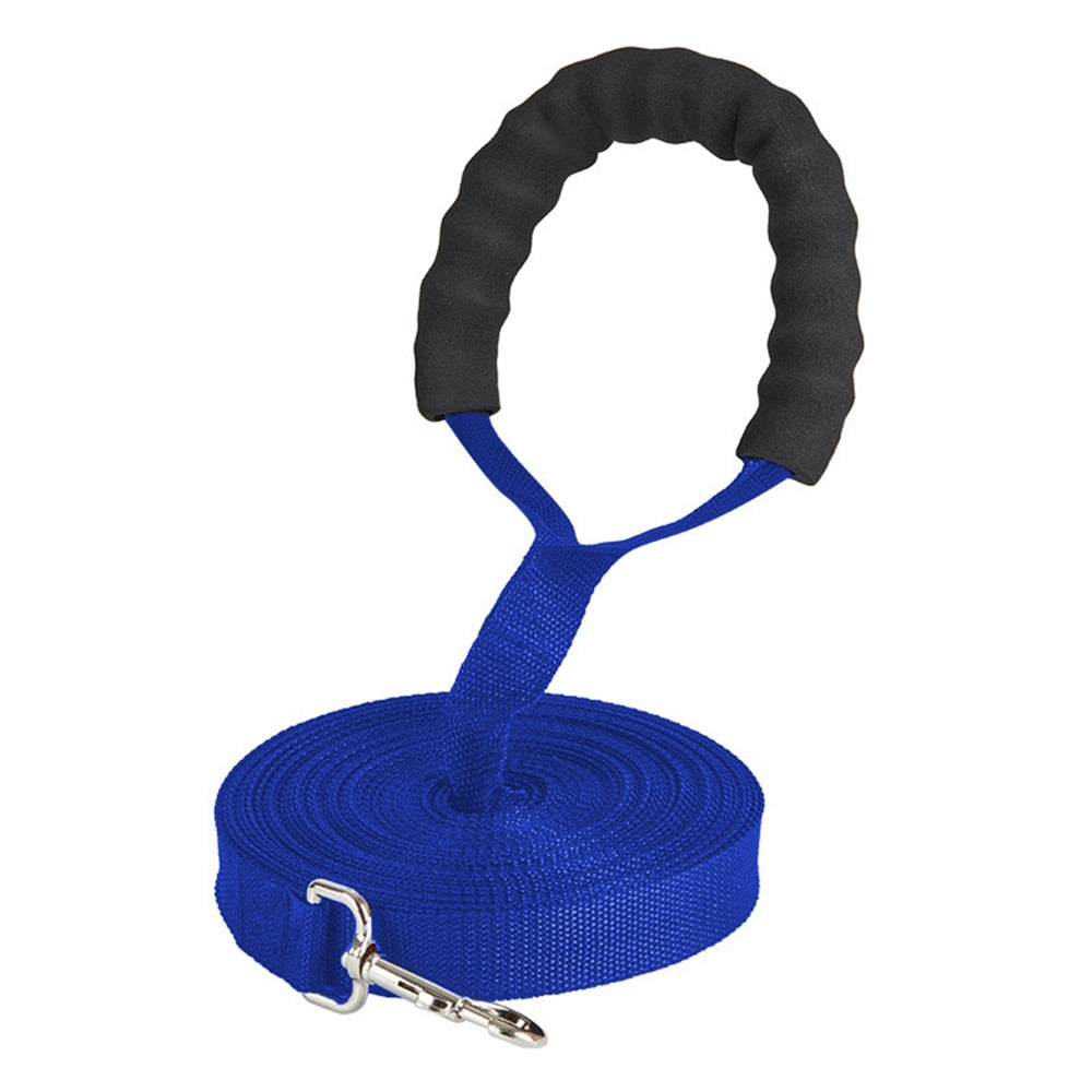 New Long Dog Leash Rope Comfortable Sponge Handle Pet Lead Belt Outdoor Training Dog Lanyard for Small Medium Large Dogs Product