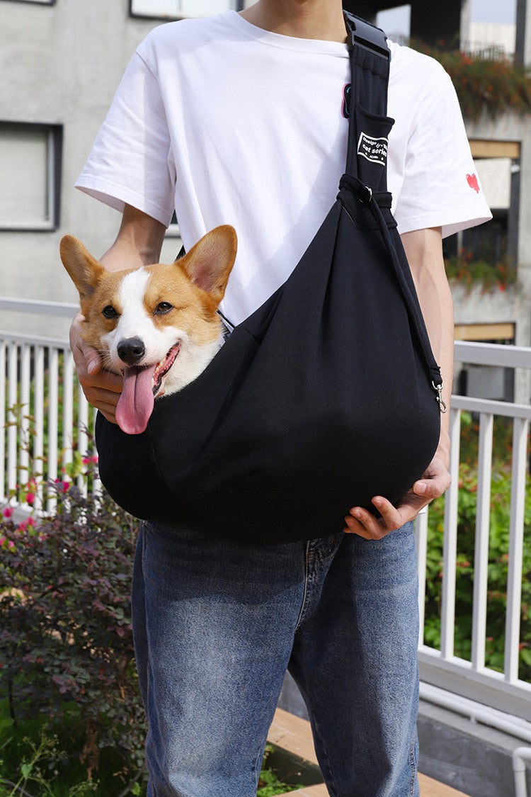 Pet Dog Carrier Bag Outdoor Travel Puppy Breathable Shoulder Fold Backpack Dogs Comfort Crossbody Handbag Kitten Transport Pets